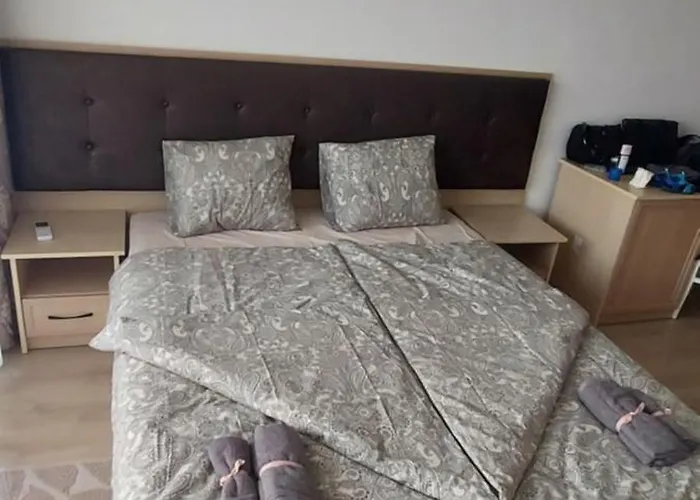 Sea Wolf луксозен с панорамна гледка към морето климатик с нова напълно оборудвана кухня отделна баня с тоалетна гледка към басейна на 30 м от плажа паркинг към хотела навсякъде близо Apartament