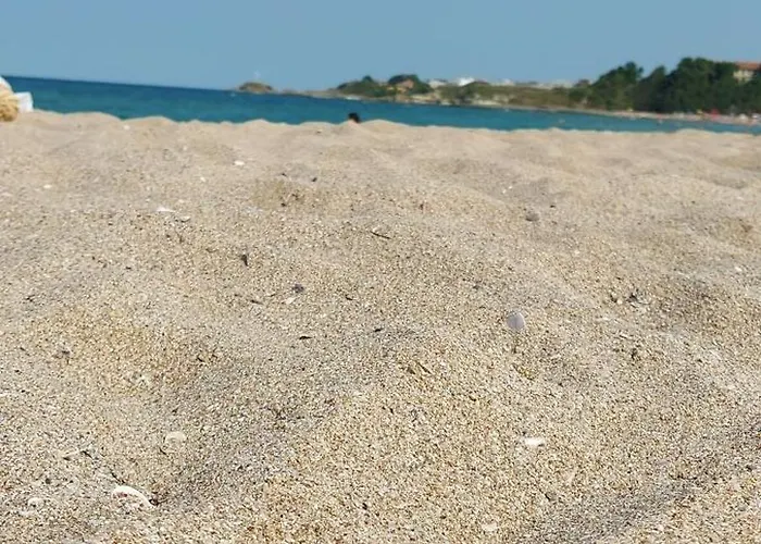 Apartmán Sea Wolf луксозен с панорамна гледка към морето климатик с нова напълно оборудвана кухня отделна баня с тоалетна гледка към басейна на 30 м от плажа паркинг към хотела навсякъде близо